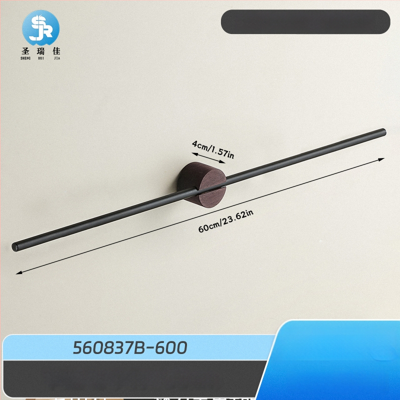 Be gręžimo sienos dvira laikiklis, 304 nerūdijančio plieno, vienos lazdelės, apkrova 3 kg, anti-slydimo, antibakterinis, atsparus pelėsiui