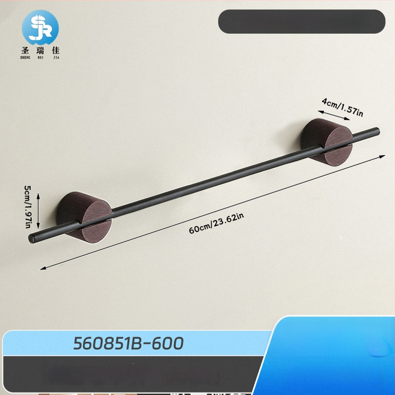 Be gręžimo sienos dvira laikiklis, 304 nerūdijančio plieno, vienos lazdelės, apkrova 3 kg, anti-slydimo, antibakterinis, atsparus pelėsiui