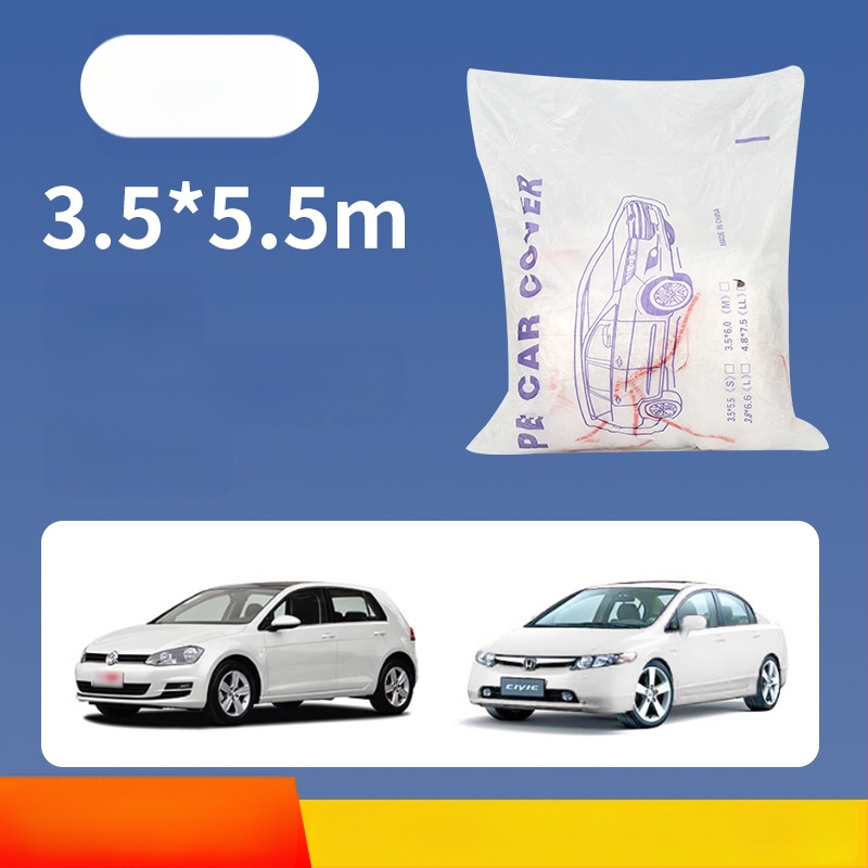 Ühekordselt kasutatav auto kate, läbipaistev plastfilm, tolmukindel, kaitse auto hoolduse ajal, kohandatav mitmele mudelile