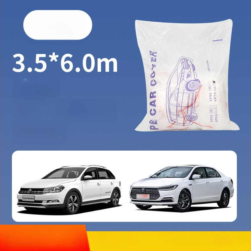 Ühekordselt kasutatav auto kate, läbipaistev plastfilm, tolmukindel, kaitse auto hoolduse ajal, kohandatav mitmele mudelile