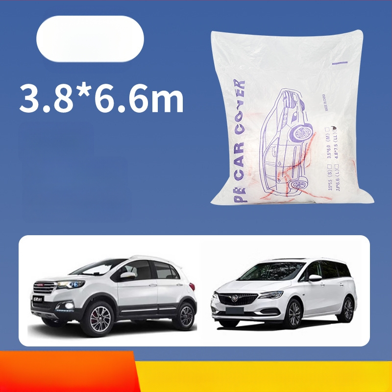 Ühekordselt kasutatav auto kate, läbipaistev plastfilm, tolmukindel, kaitse auto hoolduse ajal, kohandatav mitmele mudelile