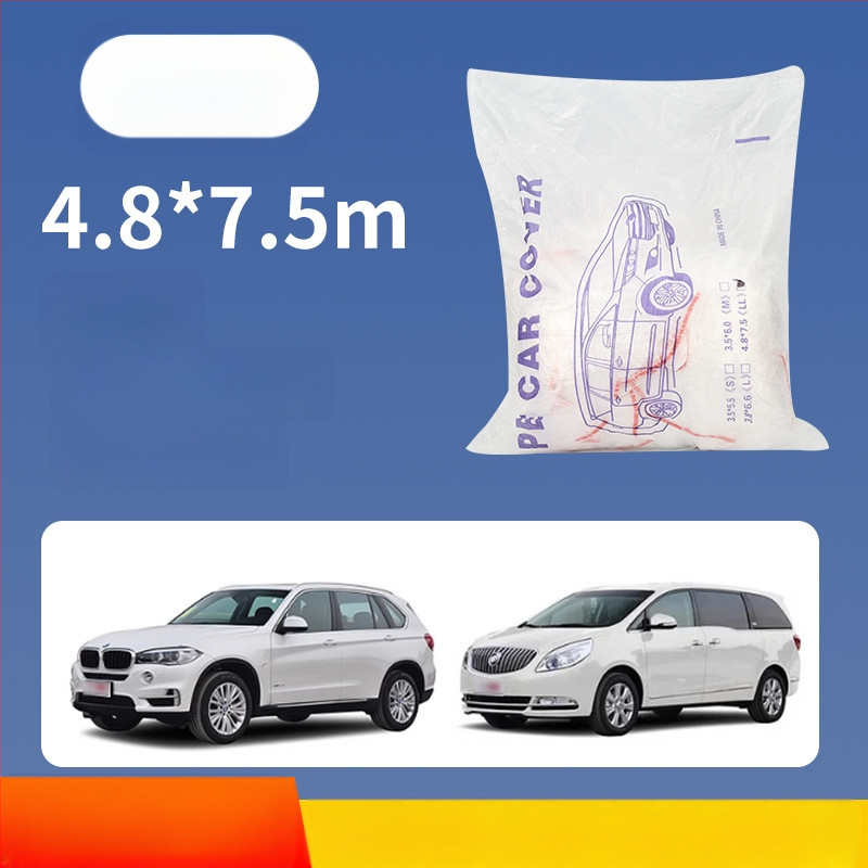 Ühekordselt kasutatav auto kate, läbipaistev plastfilm, tolmukindel, kaitse auto hoolduse ajal, kohandatav mitmele mudelile