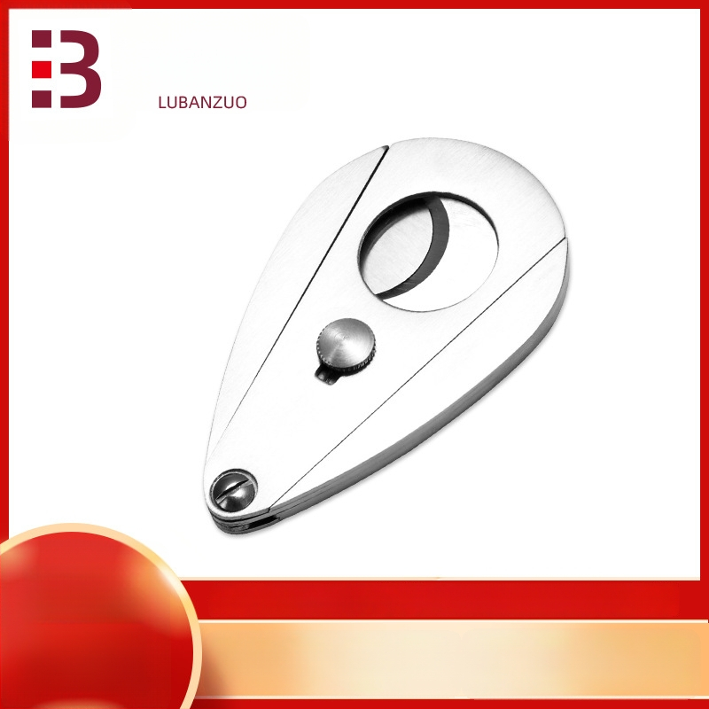 Cigaro peiliukas, nešiojamas ir kompakti, nerūdijantis plienas, šlifuotas paviršius, rankų darbas