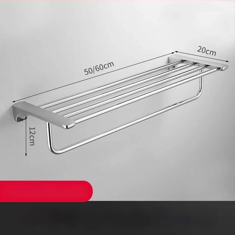 Nerūdijančio plieno rankšluosčių laikiklis vonios kambariui - chromu dengtas paviršius, komplektas 2–6 vienetai, ženklo Jierun, prekės kodas A2200