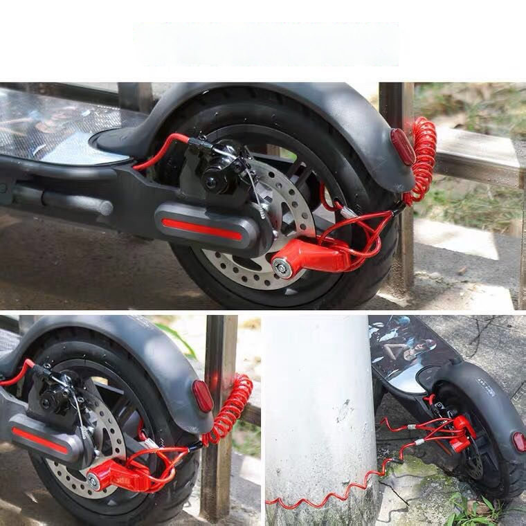 DEROACE/Dilushi elektrilise sõiduki lukk vargusevastase alarmiga, mudel 1, tootekood 0088, Ameerika stiil