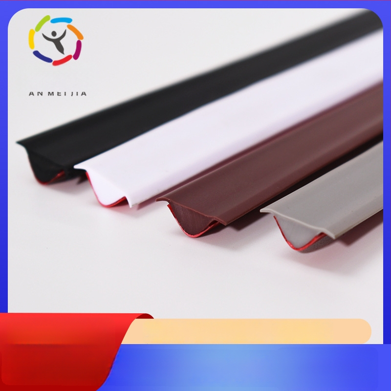 PVC élvédő profil, öntapadós, vízálló, rugalmas, fürdőszoba padlói és falaihoz