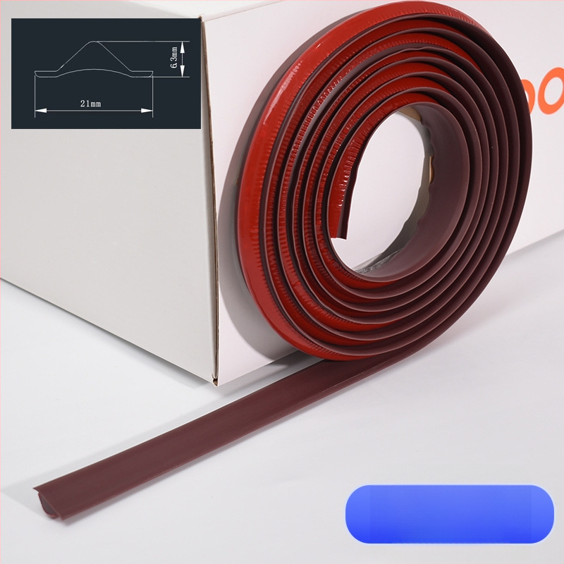 PVC élvédő profil, öntapadós, vízálló, rugalmas, fürdőszoba padlói és falaihoz