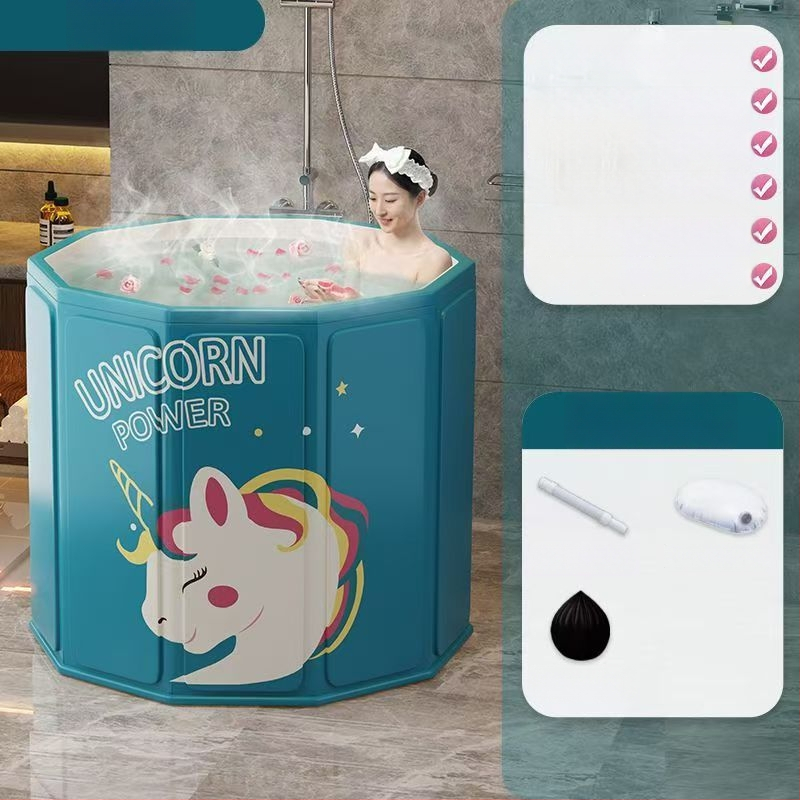 Sulankstoma vonia suaugusiems su dangteliu, vandeniui atspari medžiaga, izoliuota, su sėdėjimo galimybe