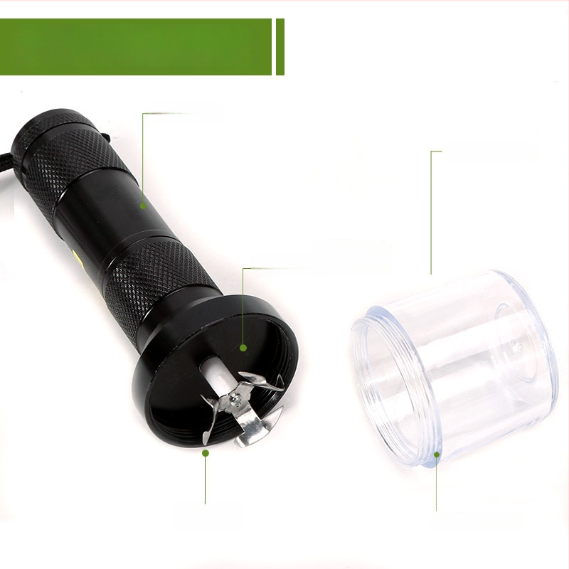 Elektrisks tabakas smalcinātājs no alumīnija sakausējuma, pretvēja dizains, uzglabāšana, logotipa drukāšana un pielāgošana