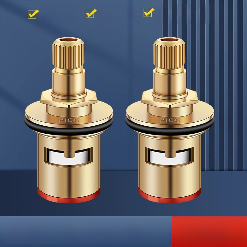 Keraminis vožtuvo šerdis virtuvės maišytuvui – šaltas/karštas vanduo, PC+ keramika, šiuolaikiškas minimalistinis stilius