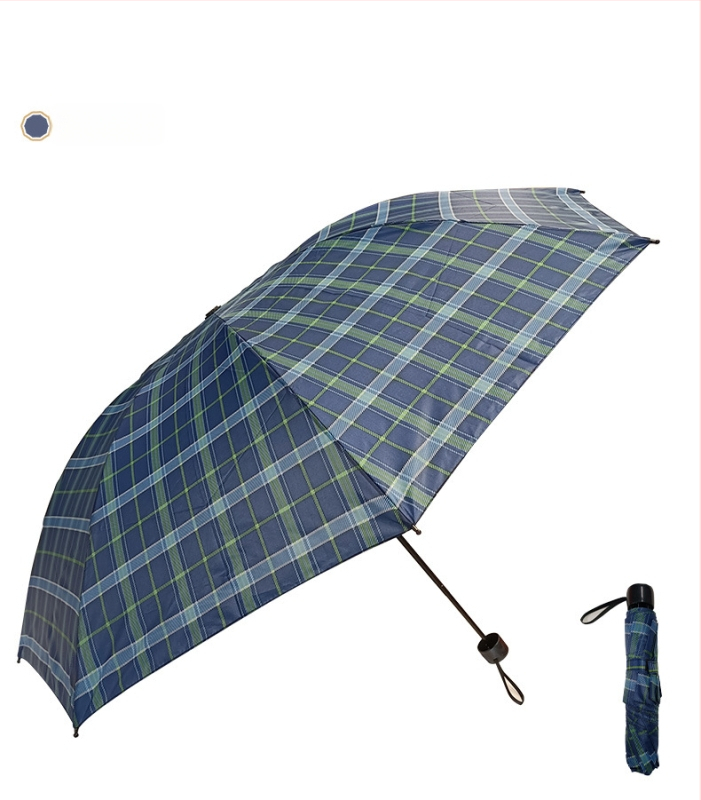 Trīsdēļu lietussargs diviem pieaugušajiem, poliestera audums, 10 tērauda ribas, tērauda stabs un rokturis, mehānisks atvērums, pretvējš, logotipa drukāšana un pielāgošana pieejama