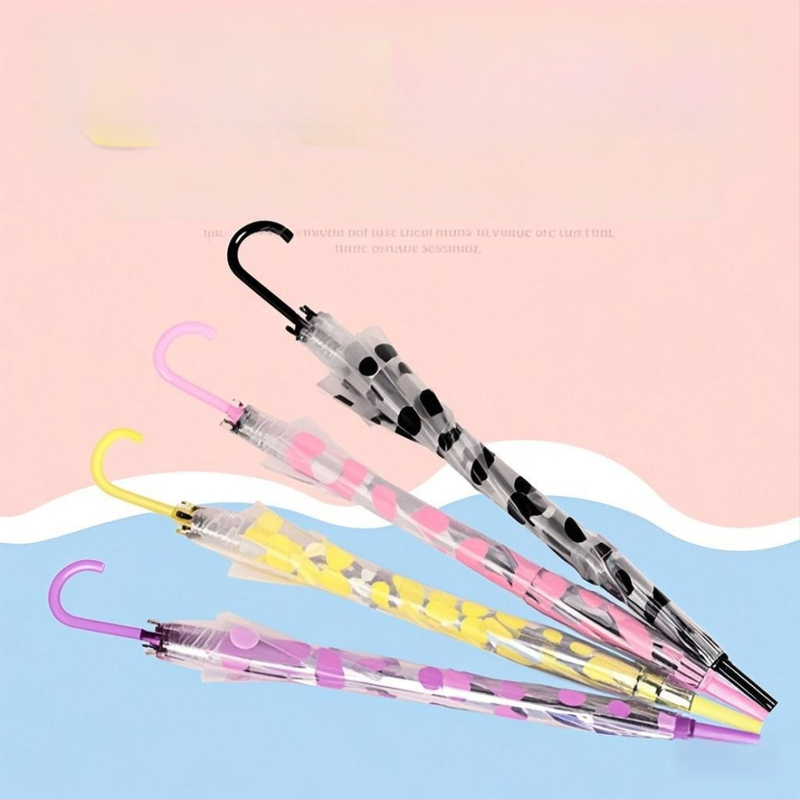 Aegis garās rokas reklāmas lietussargs, 8 ribu dzelzs rāmis, plastmasas audums, pilnībā automātiska atvēršana, iespējama logotipa drukāšana