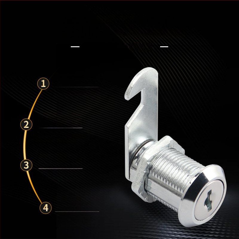 Sahtli lukk, tsinkide sulamist silindriline lukk, sobib sahtlitele, kappide ustidele ja jaotuskastidele, uus hiina stiil