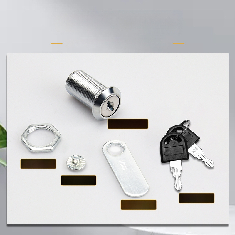 Sahtli lukk, tsinkide sulamist silindriline lukk, sobib sahtlitele, kappide ustidele ja jaotuskastidele, uus hiina stiil