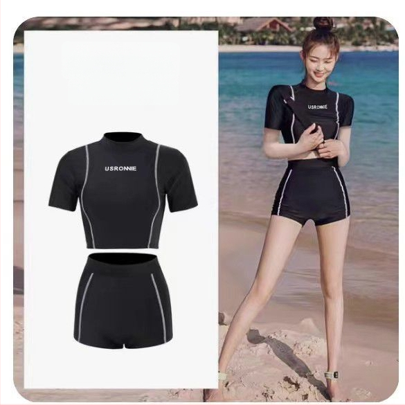 Dvojdielne dámske plavky s motívom medúzy, dlhé rukávy, vankúš na prsiach, rýchloschnúce, vysoká elasticita, 88% polyester, 260 g, podšivka z polyesteru s 12% elastanu