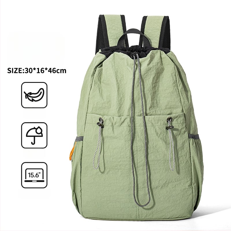 Sherlock sportinė kuprinė su vandeniui atsparia medžiaga, greitas džiūvimas, išlenkti pečių dirželiai, Oxford audinio pamušalas