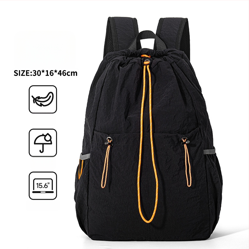 Sherlock sportinė kuprinė su vandeniui atsparia medžiaga, greitas džiūvimas, išlenkti pečių dirželiai, Oxford audinio pamušalas