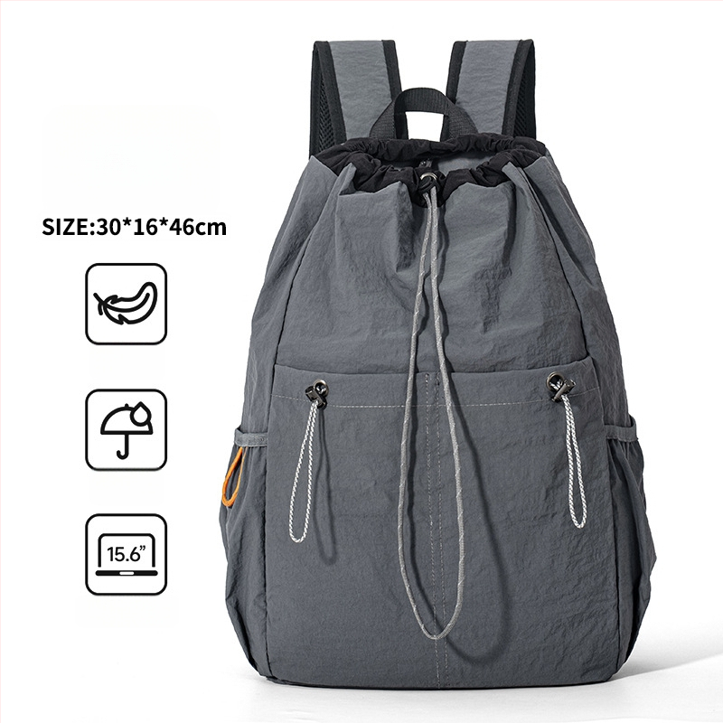 Sherlock sportinė kuprinė su vandeniui atsparia medžiaga, greitas džiūvimas, išlenkti pečių dirželiai, Oxford audinio pamušalas