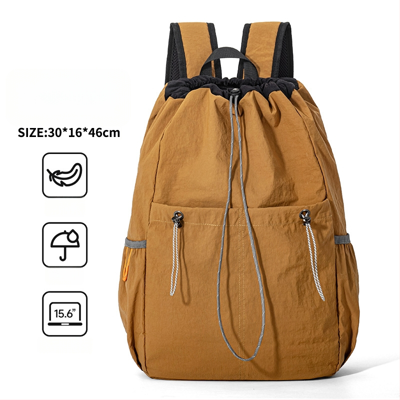 Sherlock sportinė kuprinė su vandeniui atsparia medžiaga, greitas džiūvimas, išlenkti pečių dirželiai, Oxford audinio pamušalas