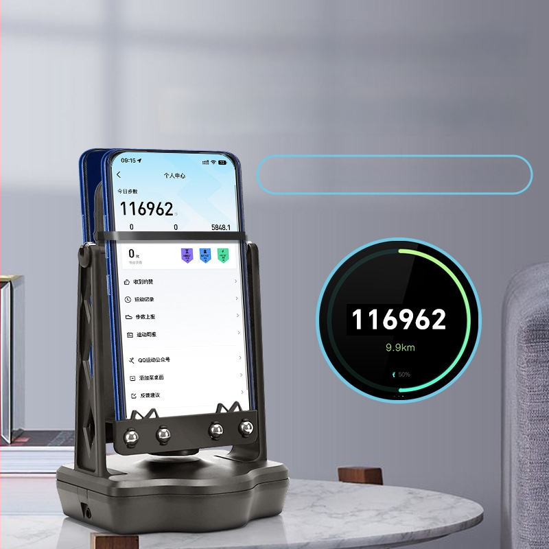 Stepper cu mișcare de balans pentru telefon, pedometru, numărător automat de pași, rezistență la aer, pentru uz casnic, Număr produs t2Pbry3i