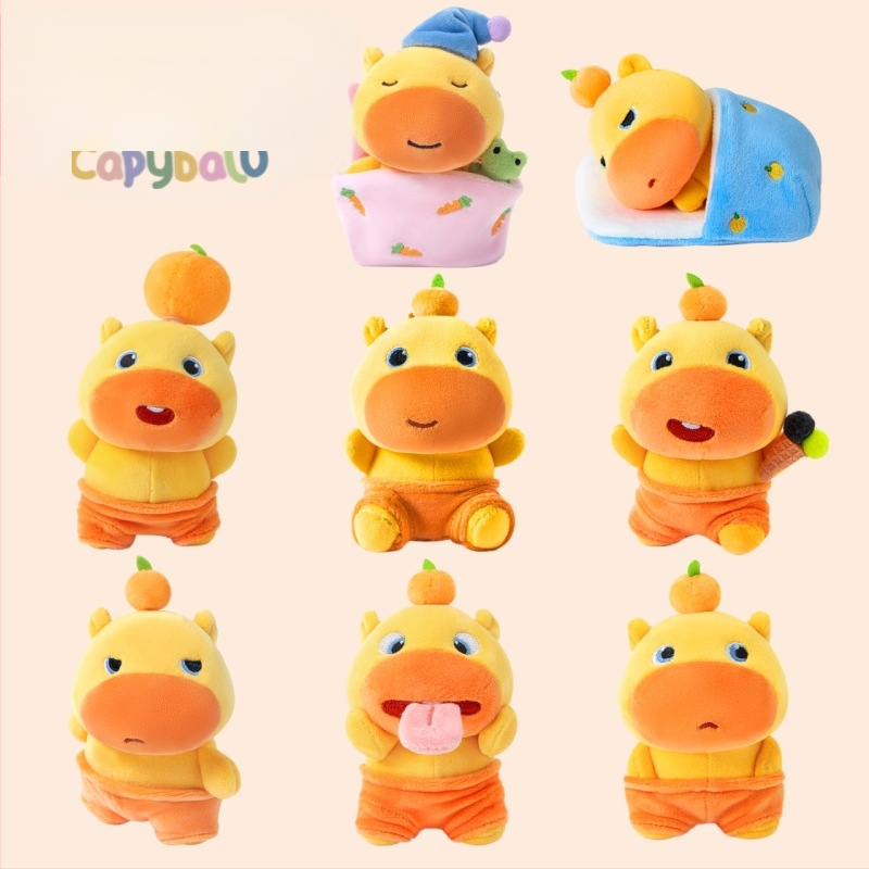 Capybara Lu Lu plüüsnukk – PP puuvillane täide, veluurplüüs materjal, sobib alates 14. eluaastast