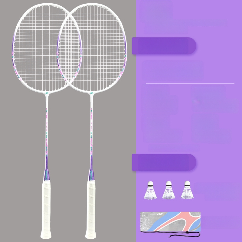 Badminton raketė Bushi Card — ferroalijos rėmas, nailoninės virvės, pradedantiesiems jaunimui, vidutinė standumas, logotipo spausdinimas galimas