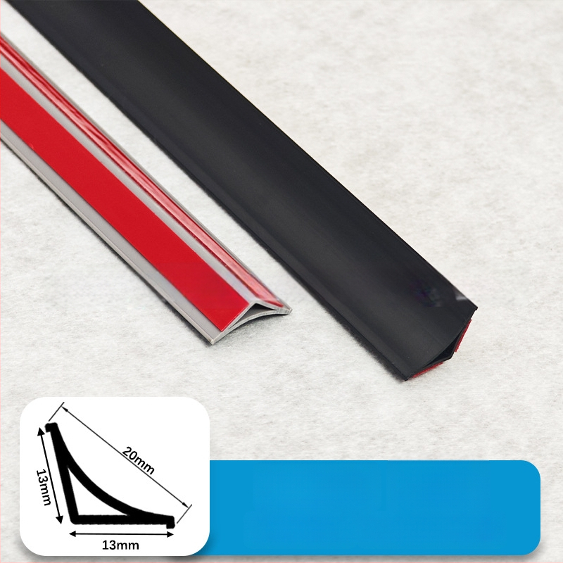 PVC élszalag, öntapadó, ívelt sarok dekoratív csík, vízálló, kopásálló, antistatikus