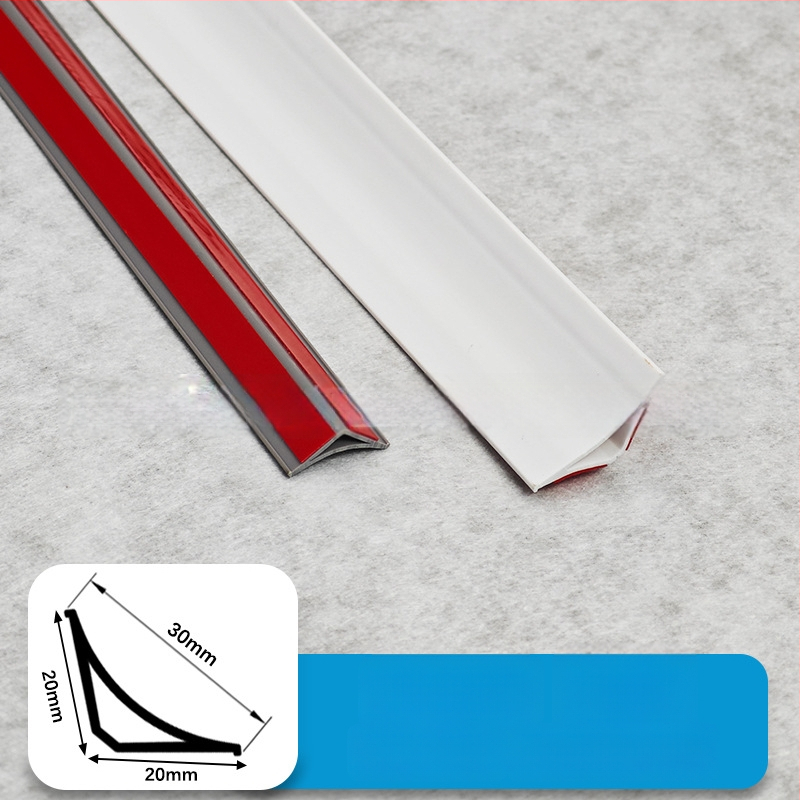 PVC élszalag, öntapadó, ívelt sarok dekoratív csík, vízálló, kopásálló, antistatikus