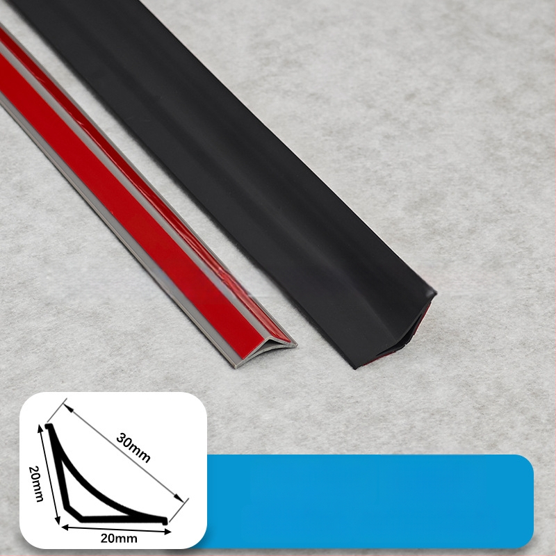 PVC élszalag, öntapadó, ívelt sarok dekoratív csík, vízálló, kopásálló, antistatikus