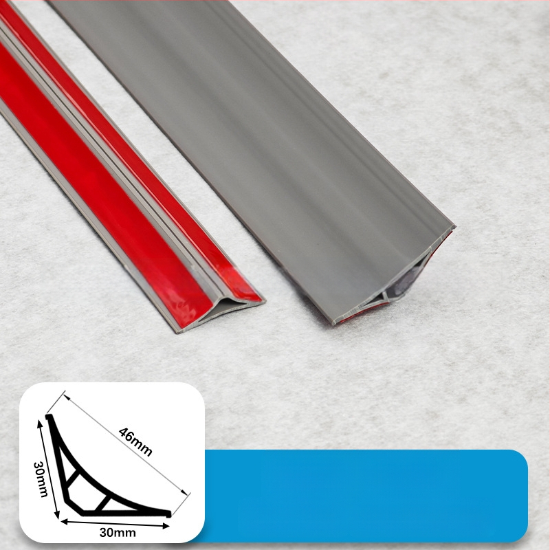 PVC élszalag, öntapadó, ívelt sarok dekoratív csík, vízálló, kopásálló, antistatikus