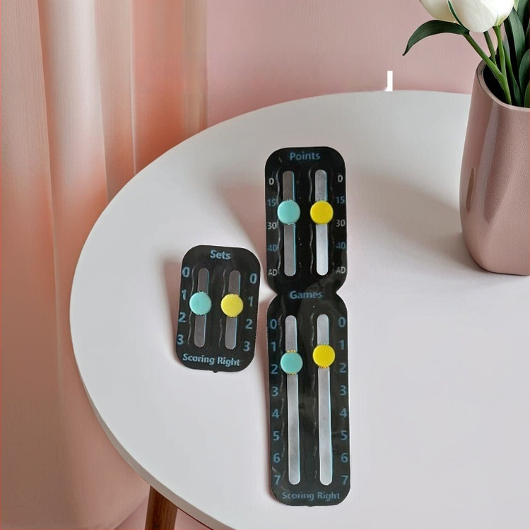 Prenosný skórovací systém na tenis, ZARSIA, ABS plast, 5 g, zariadenie na zapisovanie skóre pre tenis