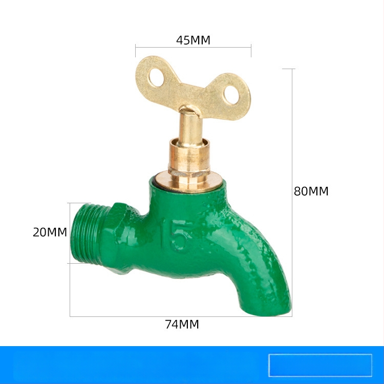 Vienviru aukstā izlietnes krāns ar dzelzs korpusu, keramiska kartrīdža vārsts, iebūvēts sienā, spirālveida atvērums