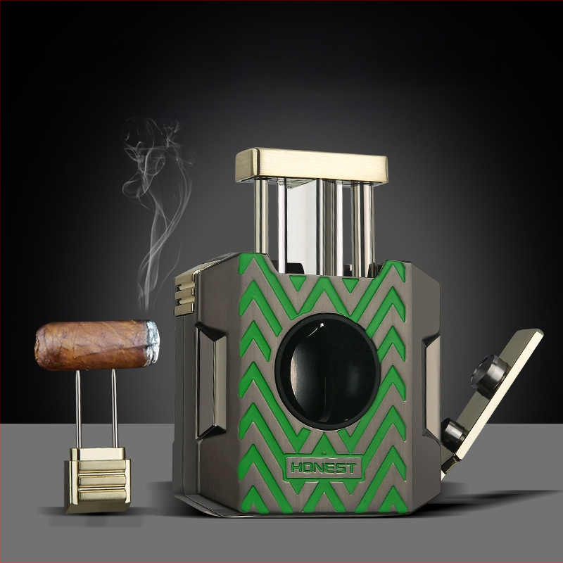 HONEST Cigarešu šķēres ar V-veida atsperi, metāls, rokām darinātas, pielāgojamas