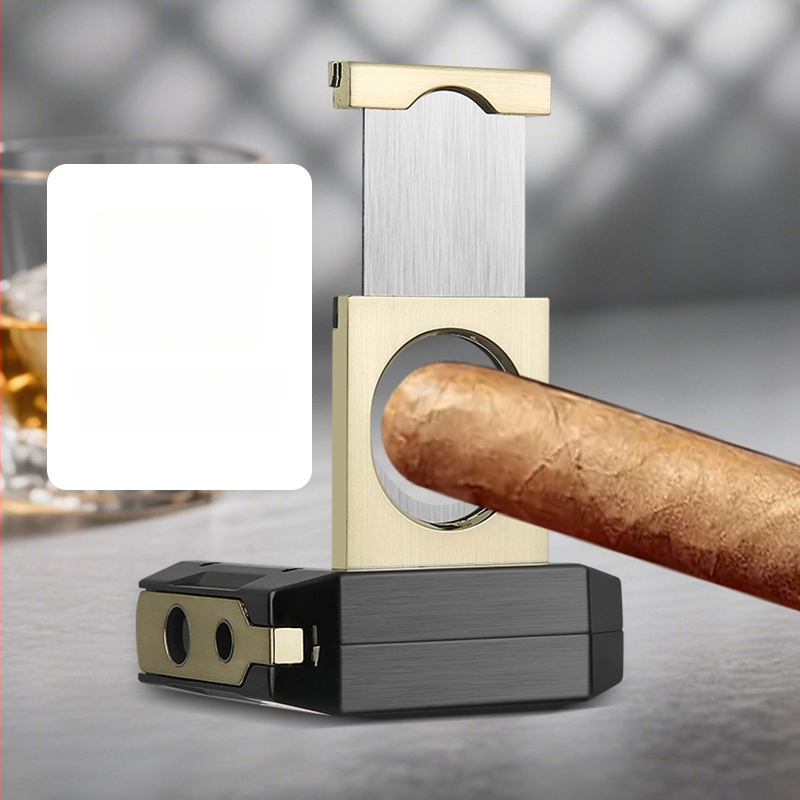 HONEST Cigarešu šķēres ar V-veida atsperi, metāls, rokām darinātas, pielāgojamas