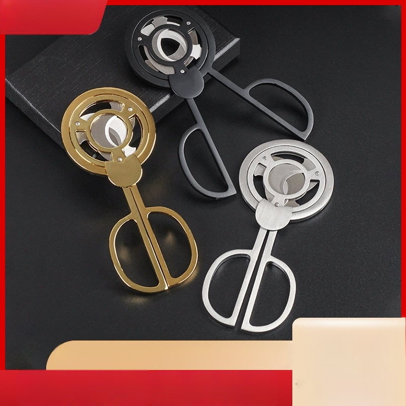 Cigarešu šķēres, nerūsējošais tērauds, apaļas dubultās asmeņi, elektrogalvanēts pārklājums, pielāgojams