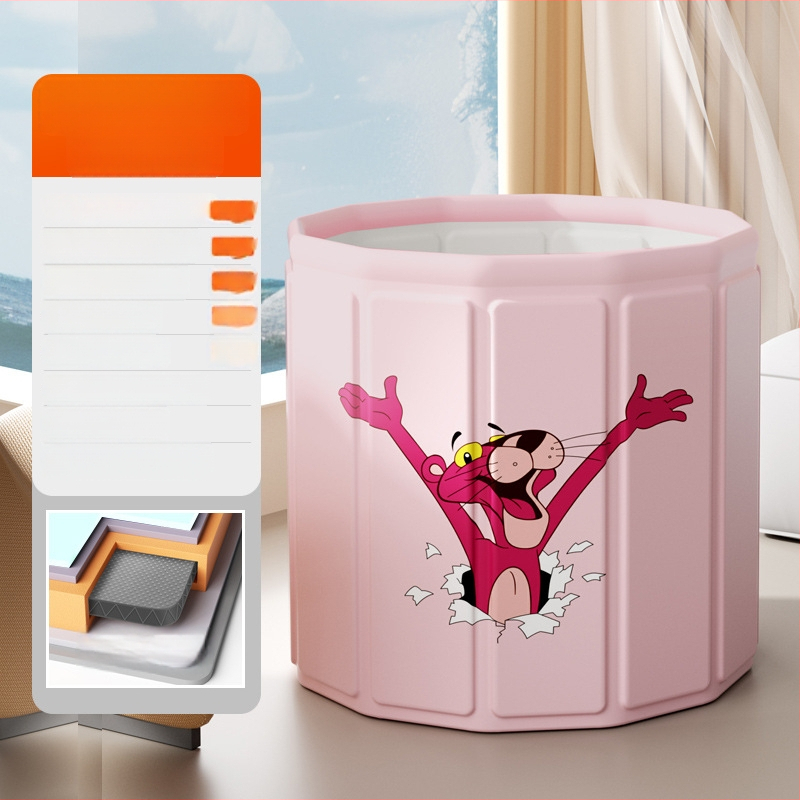 Vaikų sulankstomas maudymosi kibiras, medžiaga: nailonas, skirtas maudynėms, sulankstomas dizainas