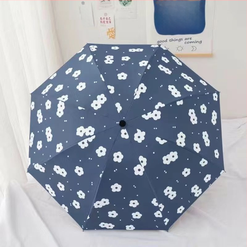 Lietus un saules lietussargs, saliekams, manuāla atvēršana, UPF virs 50, rādiuss 42–52 cm, zīmols Yuli