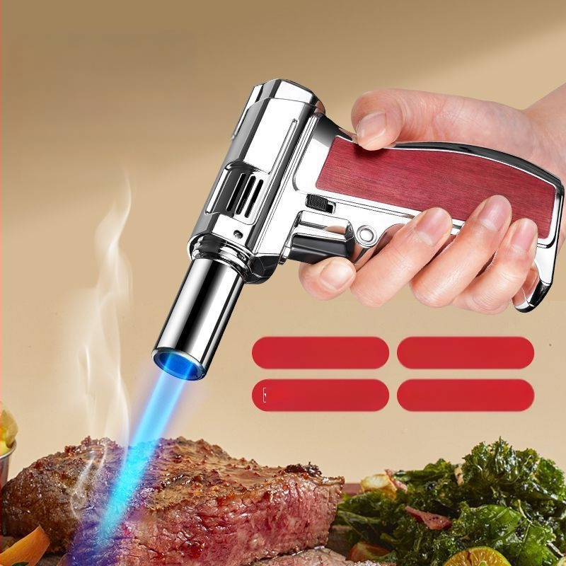 Rokas metināšanas pistole ar butānu, vēja izturīga, uzpildāma, no ABS plastmasas, modelis JX-801