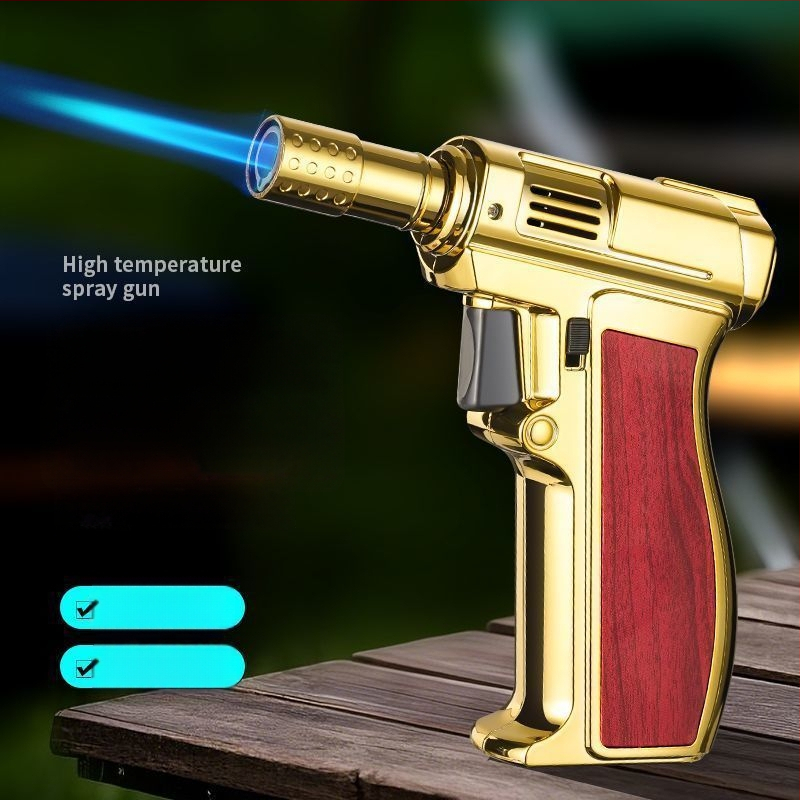 Rokas metināšanas pistole ar butānu, vēja izturīga, uzpildāma, no ABS plastmasas, modelis JX-801