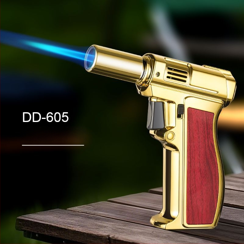 Rokas metināšanas pistole ar butānu, vēja izturīga, uzpildāma, no ABS plastmasas, modelis JX-801