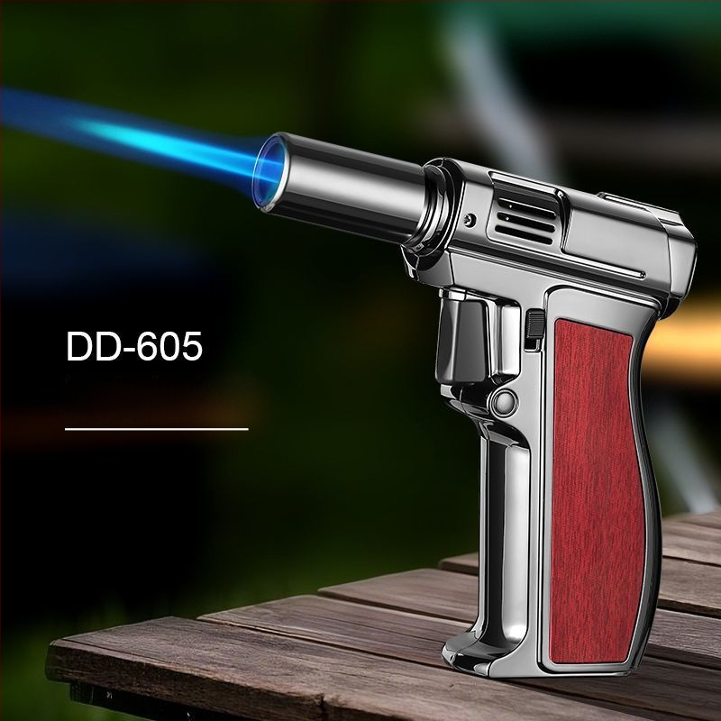 Rokas metināšanas pistole ar butānu, vēja izturīga, uzpildāma, no ABS plastmasas, modelis JX-801