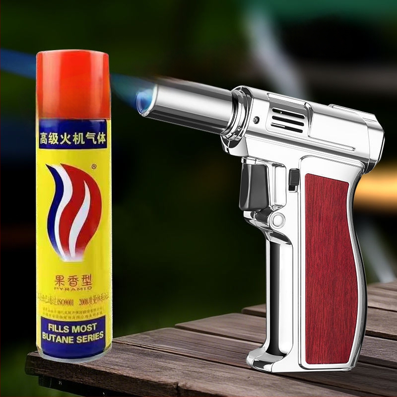 Rokas metināšanas pistole ar butānu, vēja izturīga, uzpildāma, no ABS plastmasas, modelis JX-801