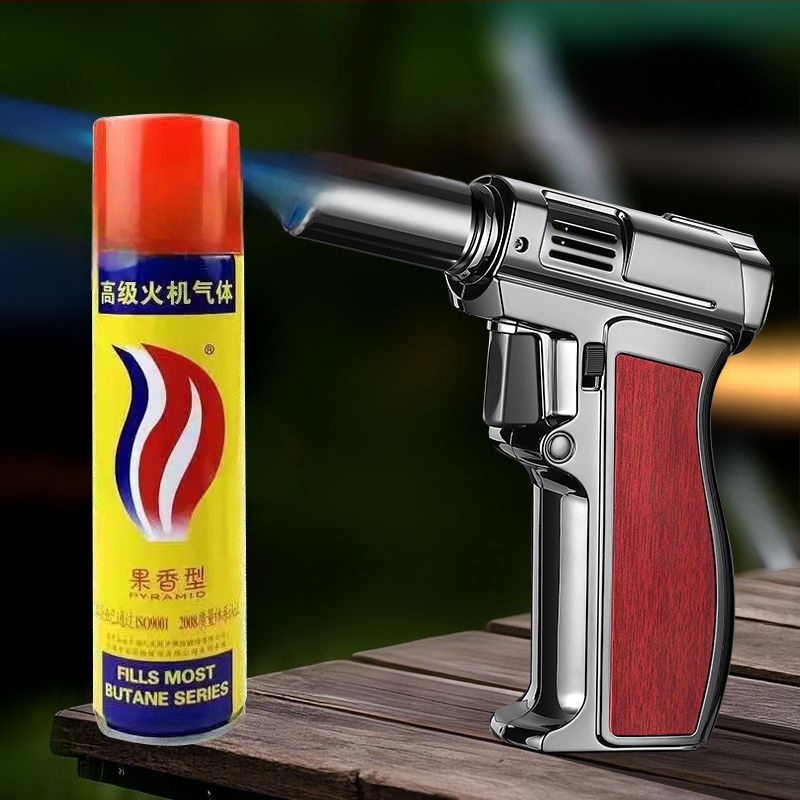 Rokas metināšanas pistole ar butānu, vēja izturīga, uzpildāma, no ABS plastmasas, modelis JX-801