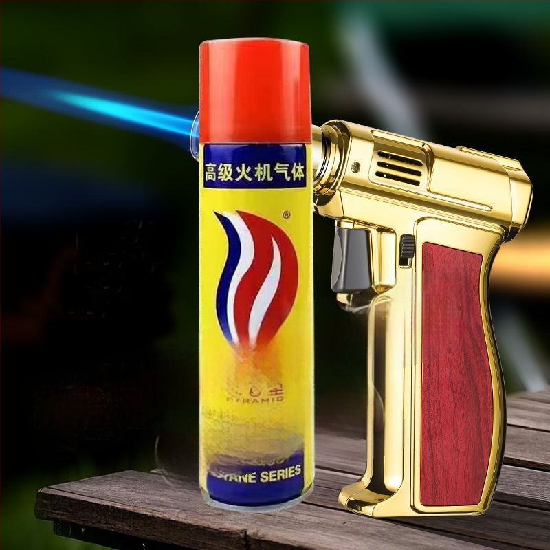 Rokas metināšanas pistole ar butānu, vēja izturīga, uzpildāma, no ABS plastmasas, modelis JX-801