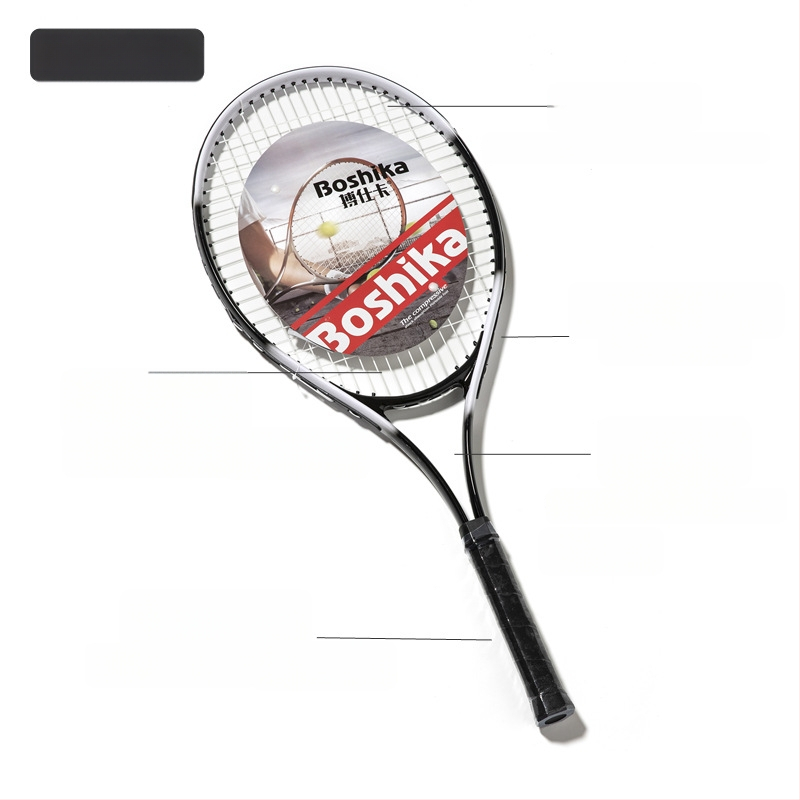 Tenniserekettide komplekt treeneriga, alumiiniumist raam, 95–100 g, horisontaalne löögidisain, algajatele ja noortele