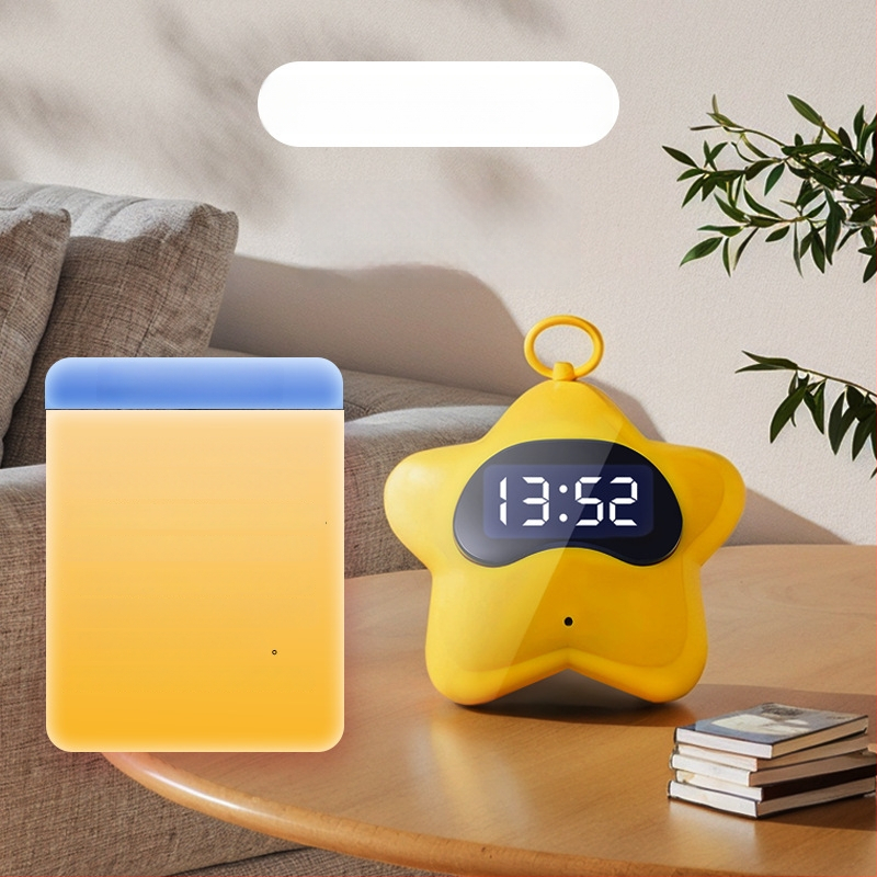 Sanlv häälega juhitav äratuskell LED-digitaalne ekraan, öise valgus, nutikas stseenirežiim