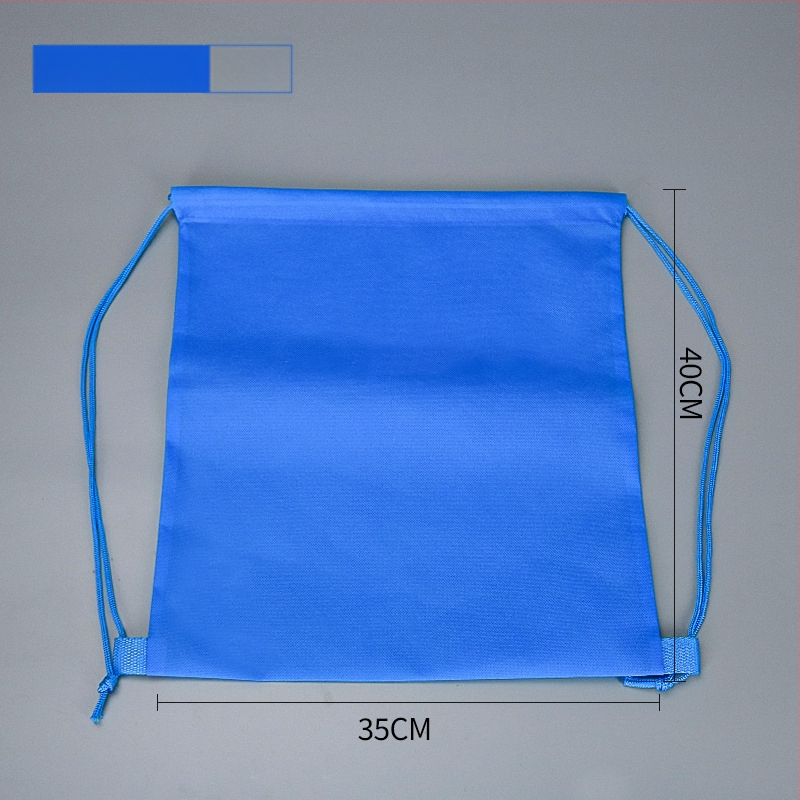 Netinkama kuprinė su raišteliu uždarymui, spunbond netinkas audinys, šilumos perdavimo spauda, pritaikoma