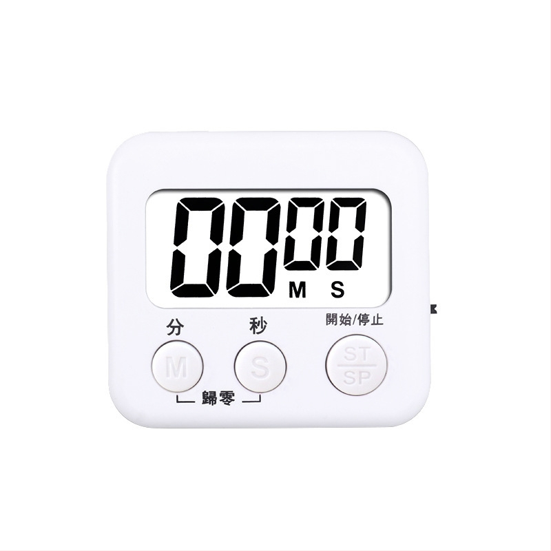 Kaitai KT temporizator digital cu alarmă și cronograf, afișaj LED, alimentare cu baterie, ABS carcasă, formă dreptunghiulară