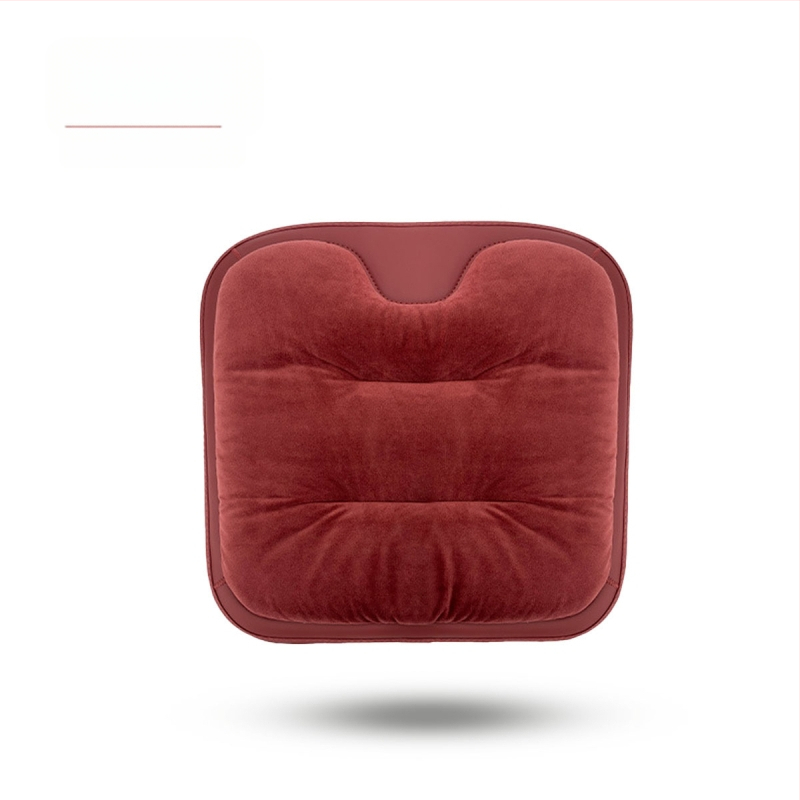 Automobilio sėdynės pagalvėlė - paviršius: vilnonė megztinė; užpildas: flanelės medvilnė; žiemai; komplektas iš kelių dalių