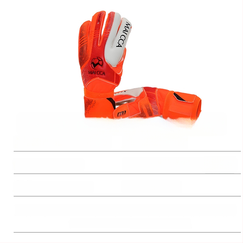 Vārtsarga cimdi bērniem, latex ar pirkstu aizsardzību, ST-828-2, Pinguan, futbola treniņam